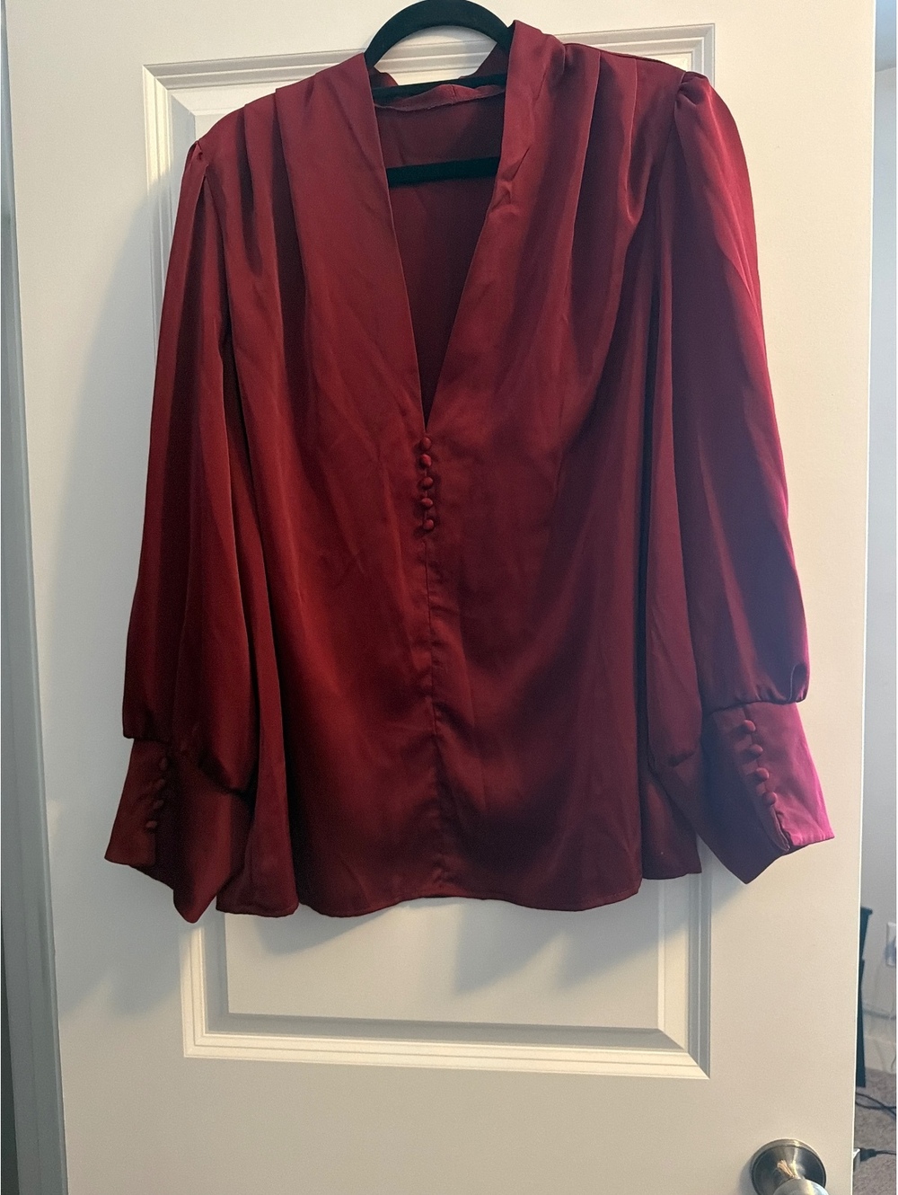 Maroon blouse